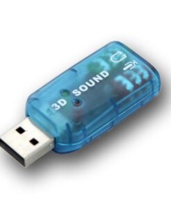 USB Sound Card Virtual 5.1 - Blue