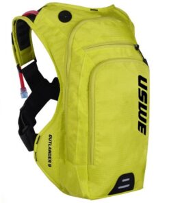 Uswe Outlander 9L Hydration Backpack 3L Hydration Bladder MTB - Crazy Yellow
