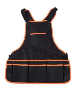 Utility Canvas Work Apron with 16 Pockets