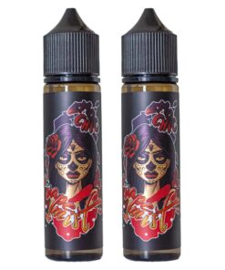 Vape Juice 3mg Strawberry Gelato 60ml - Vape Mist Emo Chic - Pack of 2