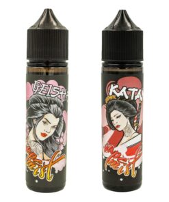 Vape Juice Katana 60ML (2mg) & Geisha 60ML (2mg) Vape Flavour Vape Mist