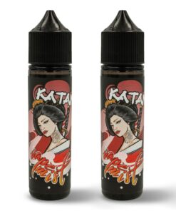 Vape Mist Katana Watermelon Cactus Lime 60ML (0mg) Vape Juice - 2 Pack