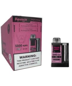 Vapengin Rechargeable Disposable Vape 50mg - Sakura Grape - Box of 5