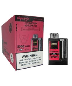 Vapengin Rechargeable Disposable Vape -Strawberry & Watermelon -Box of 5