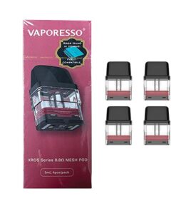 Vaporesso XROS Series Replacement 0.8ohm Mesh Pods - 4 Piece