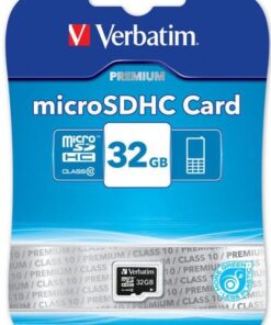Verbatim 32GB Premium 300x Micro SDHC CardÂ Up to 45MB/sec