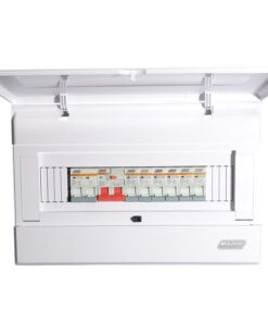 Veti 12 Way Distribution Board, Flush Mount (VBE12ASPT)