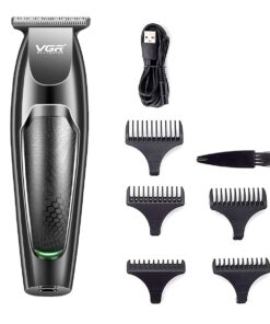 VGR - Professional Wireless Hair & Beard Trimmer with 5 Hair Gauges