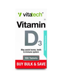 Viatech Vitamin D3 Bulk 100 Tablets