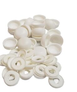 ViewProtect Cover Caps & Washers White x 24