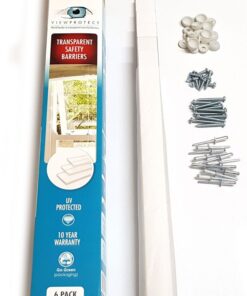 ViewProtect - Transparent Burglar Guards - 6Pack 1000mm