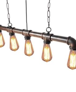 Vintage Water Pipe Chandelier