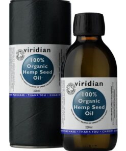 Viridian 100% ORGANIC Hemp Seed Oil
