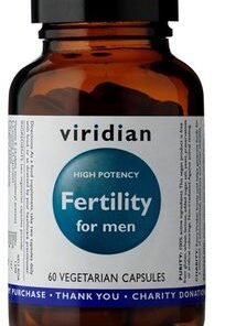 Viridian Fertility for Men Vegetarian Capsules (High Potency) - 60
