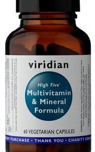 Viridian High Five Multivitamin & Mineral Formula Vegetarian Capsules (60)