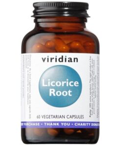 Viridian Licorice Root Extract Vegetarian Capsules (60)