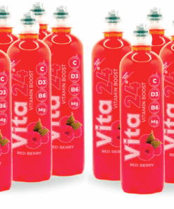 Vita24 Vitamin Boost Red Berry Drink 500ml - 12 Pack