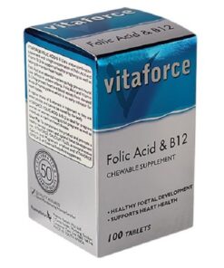 Vitaforce - Folic Acid & B12 Tablets 100's