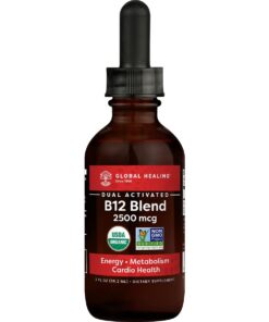 Vitamin B12 Blend - Organic Drops for Energy, Mood & Heart Health 2500 mcg