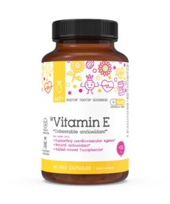 Vitamin E Providing 268mg D-Alpha Tocopherol Supplement 60 Vegi Capsules