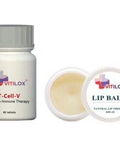 Vitiligo Vitilox Lip Balm & Vitilox T-Cell-V Immune Therapy