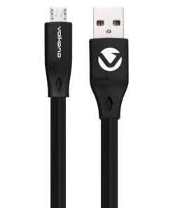 Volkano Micro USB Cable - Slim Series - 1.2m - Black