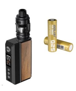 Voopoo Drag 4 IP Mod Kit with Batteries - Black & Walnut