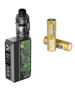 Voopoo Drag 4 IP Mod Kit with Batteries - Gun Metal & Forest Green