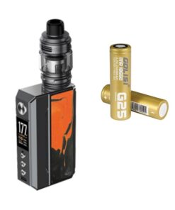 Voopoo Drag 4 IP Mod Kit with Batteries - Gun Metal & Tropical Orange