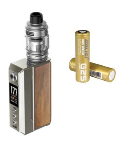 Voopoo Drag 4 IP Mod Kit with Batteries - Pale Gold & Walnut