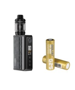 Voopoo Drag 5 MOD with Uforce X Tank included Golisi G25 Batteries - Black