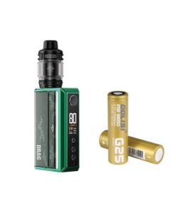 Voopoo Drag 5 MOD with Uforce X Tank included Golisi G25 Batteries - Green