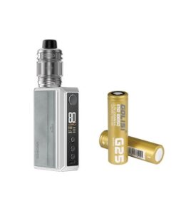 Voopoo Drag 5 MOD with Uforce X Tank included Golisi G25 Batteries - Silver