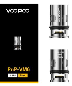 Voopoo PnP Coil - VM6 0.15 Ohm Mesh 60-80W 5pack, HenracTech