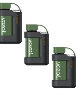 Vozol Gear Rechargeable Disposable 7000 Puffs Vape 50mg-Lemon Mint x 3