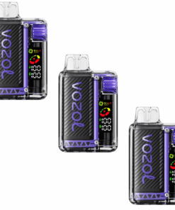Vozol Vista 20000 Puff Disposable Vape - Grape Ice - 50mg - 3 Pack