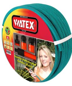 Watex Garden Hose 6 Year - 12mm x 20m with Fittings