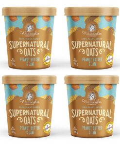 Wazoogles Supernatural Oats Pot - Peanut Butter Jam x4