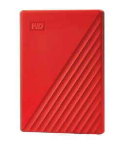 WD MY Passport 2TB Portable Hard Drive - Red