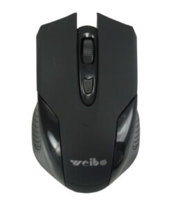 Weibo WB-001 Wired Optical Mouse - Black