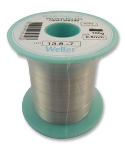 Weller, 0.5mm, Solder Wire, 96.5/3/0.5, 221Â°C, 100g, T0051388499