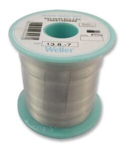 Weller, 0.8mm, Solder Wire, 96.5/3/0.5, 221Â°C, 250g, T0051388799