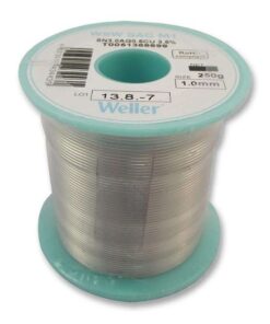 Weller, 1mm, Solder Wire, 96.5/3/0.5, 221Â°C, 250g, T0051388699