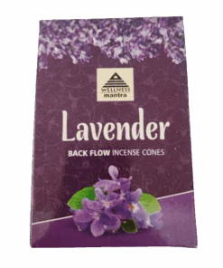 Wellness Mantra Back Flow Incense Cones - Lavender
