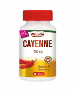 Wellvita Cayenne 450 mg 60 capsules