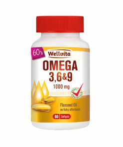 Wellvita Omega 3, 6 & 9 1000 mg 60 softgels