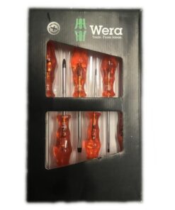 Wera Screwdriver Black Tip 6 Piece Set