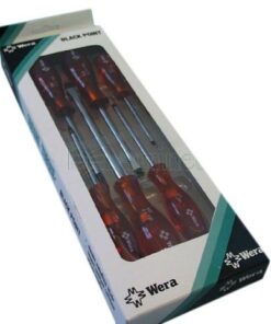 Wera Screwdrivers with Tip Cellulose - Black (Set of 6)