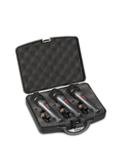 Wharfedale Pro DM5.0s 3-Pack Microphones in Carry Case