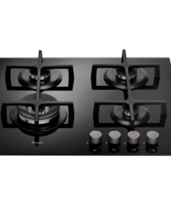 Whirlpool 60cm 4 Burners Glass Gas Hob - GOA 6423/NB